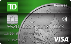 TD cash back visa card