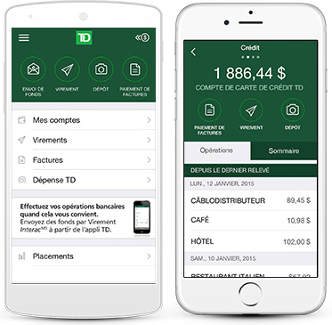 L’application TD peut vous aider à mieux gérer votre argent.