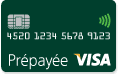 Image d'une carte Visa prépayée