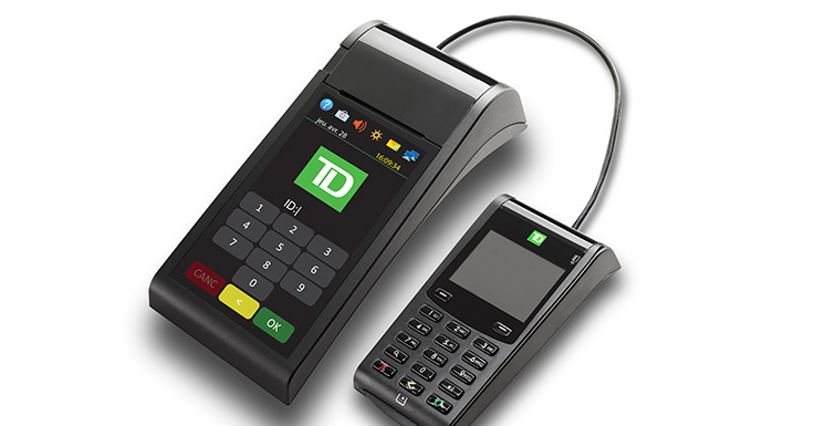 Terminal PDV de comptoir sécurisé et efficace avec écran tactile couleur et clavier NIP externe