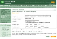 Modifier les options de tenue de dossiers