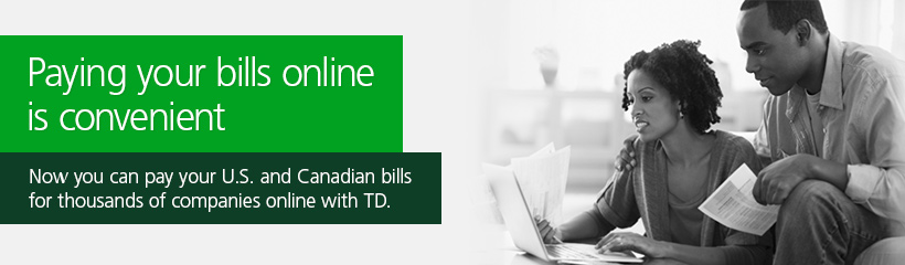 What are some services offered by TD Canada Trust EasyLine?