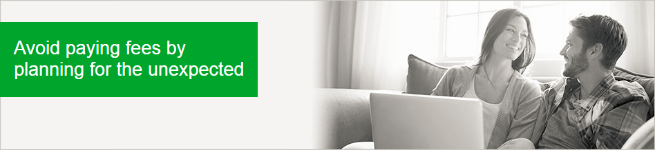 Enjoy peace of mind with overdraft protection