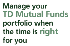 Td Canada Trust Investing Td Mutual Funds