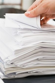 Be sure to file important financial and household documents.