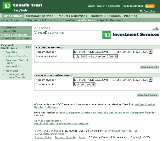 036001808 Routing Number Of Td Bank N A In Lewiston